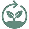 Reusable and upcyclable candle jar icon