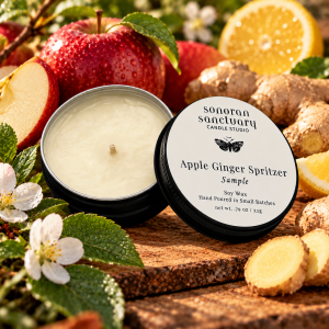 Soy Candle Sample Tins – Apple Ginger Spritzer